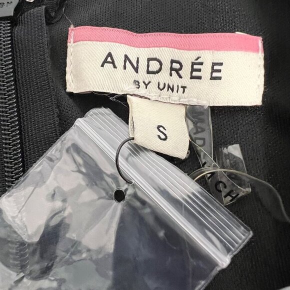 Andree by Unit Womens Long Sleeve V-Neck Twisted Waist Pant Jumpsuit Black S New - Picture 9 of 11